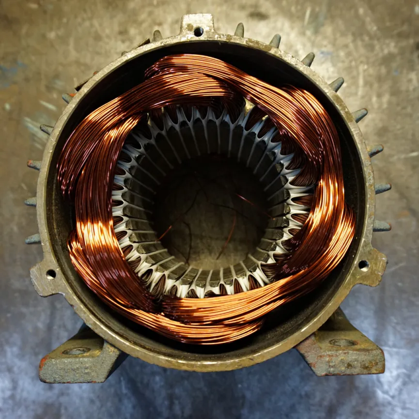 Electric Motor Cross Section