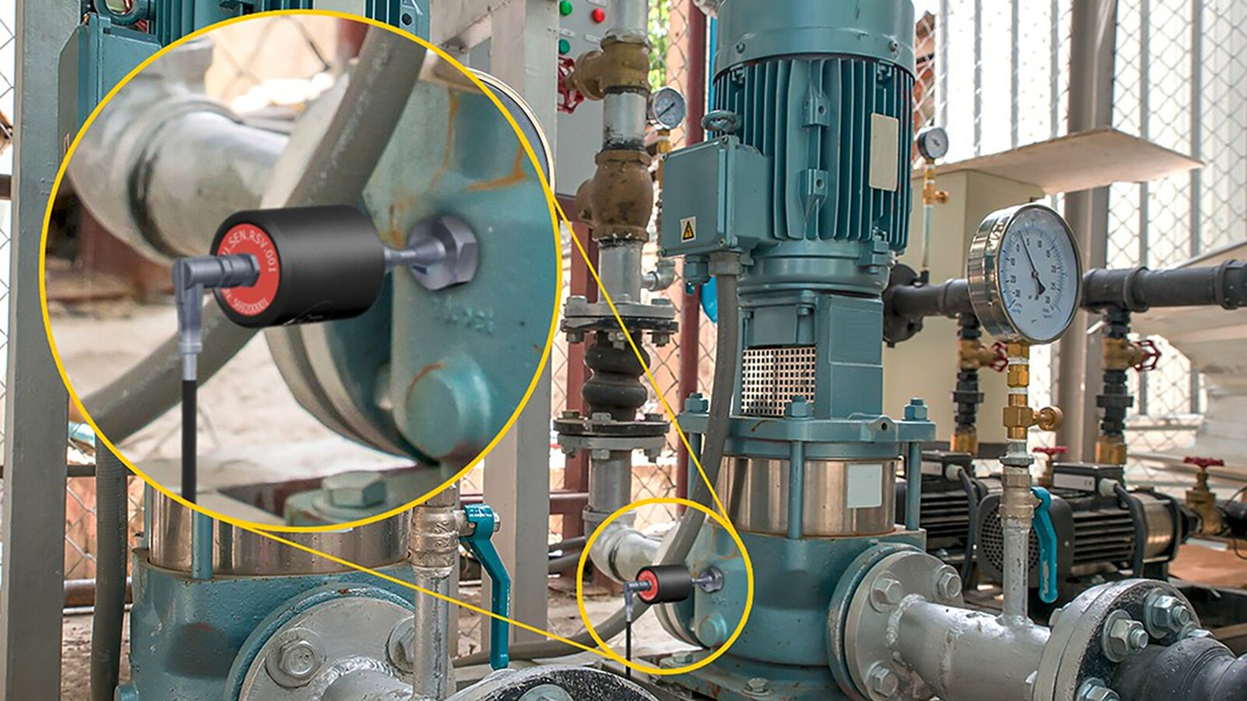 A photo of a SDT fixed ultrasonic transducer