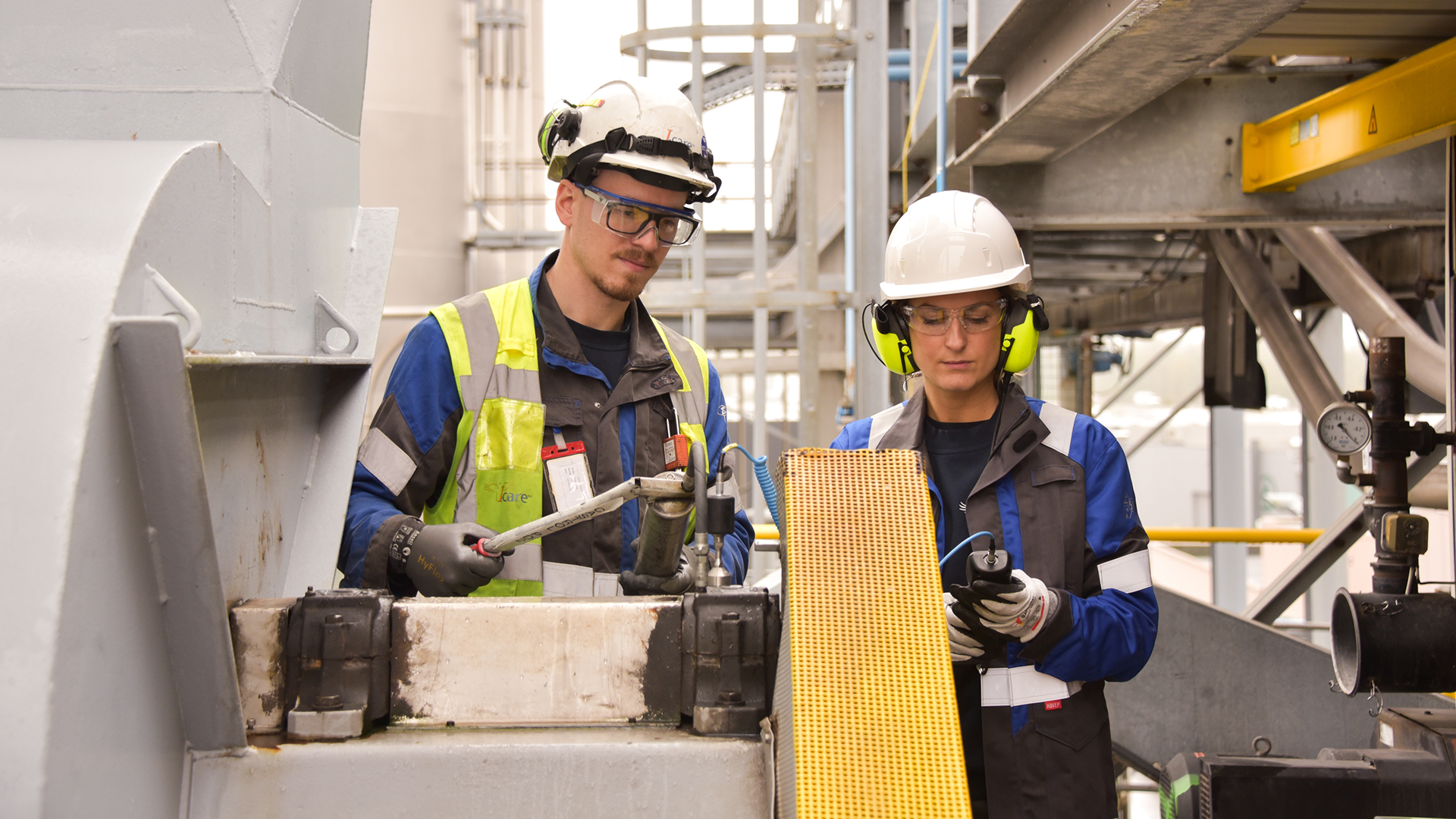 An Infrared Thermography image of an industrial process in a Food & Beverage Plant