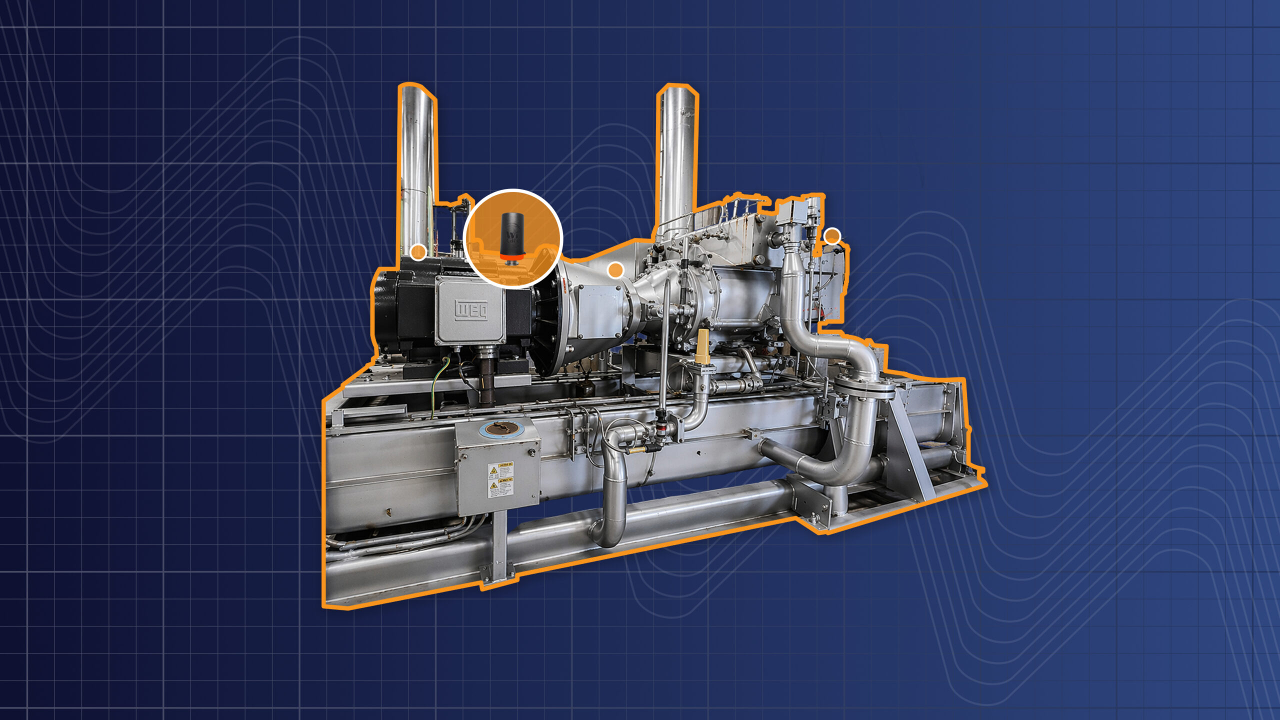 Screw Compressor Technical Case Global Illustration